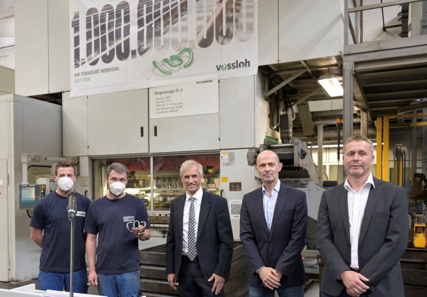 Vossloh produces one billionth tension clamp in Werdohl